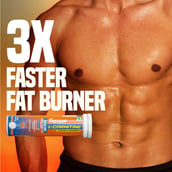 3 - Fast & Up L Carnitine 3000mg Effervescent, 10 tablet(s) Orange (Pack of 2)