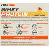 6 - Fuel One Whey Protein Powder, 4.4 lb Mango