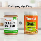 2 - Pintola All Natural Peanut Butter,  1 kg  Creamy