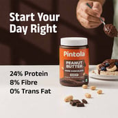 3 - Pintola Dark Chocolate Peanut Butter, 1 kg Crunchy