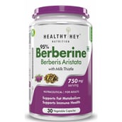 1 - HealthyHey Nutrition Berberis (Berberine 95%) with Milk Thistle, 30 veggie capsule(s)