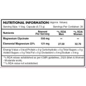 4 - HealthyHey Nutrition Magnesium Glycinate,  Unflavoured  30 veggie capsule(s) 