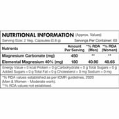 5 - HealthyHey Nutrition Magnesium Carbonate,  Unflavoured  120 veggie capsule(s) 