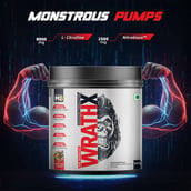 7 - MuscleBlaze Pre Workout WrathX, 1.12 lb Fruit Fury