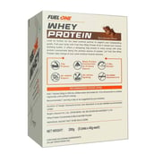 Fuel One Whey Protein Powder Rich Chocolate 600g Pack - 200g x 3
