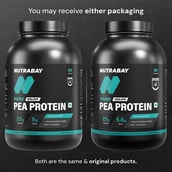 2 - Nutrabay Pure Pea Protein Isolate, 4.4 lb Unflavoured
