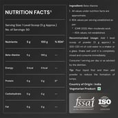 6 - Nutrabay Pure Beta Alanine Amino Acid, Unflavoured 0.55 lb