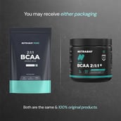 2 - Nutrabay Pure 2:1:1 BCAA Amino Acid, 0.55 lb 50 Servings Unflavoured