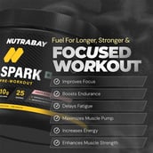 4 - Nutrabay Gold Spark Pre-Workout Energy, 0.55 lb Fruit Punch