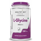 1 - HealthyHey Nutrition L-Glycine,  120 capsules 