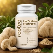 6 - Rooted Active Naturals Lion's Mane Organic Mushroom Extract,  90 veggie capsule(s) 