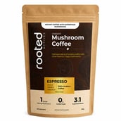 1 - Rooted Active Naturals Wellness Mushroom Coffee, 100 g Medium Roast
