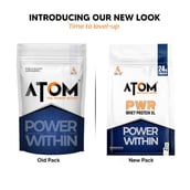 12 - AS-IT-IS Nutrition ATOM PWR Whey Protein XL,  2.2 lb  Double Rich Chocolate 