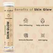3 - DR. HARLE Glutathione Skin Glow Effervescent,  Strawberry (Pack of 5)  15 tablets 