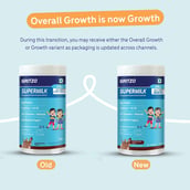 7 - Supermilk Gritzo Overall Growth for Boy/Girl 2-6 Yrs Protein & Nutrition Drink Mix (Old MRP), 400 g Double Chocolate