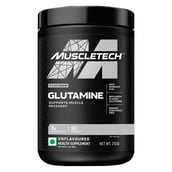 1 - MuscleTech Platinum Glutamine, 0.55 lb Unflavoured