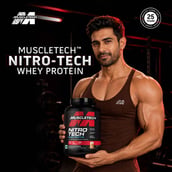6 - MuscleTech NitroTech Whey Protein, 3.8 lb Cappuccino