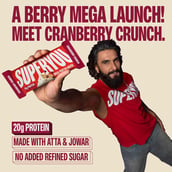 1 - Superyou Mega Protein Wafer,  6 bar(s)  Cranberry Crunch 