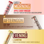 6 - Potencia Fat Loss Kit, 3 Piece(s)/Pack Apple Cider Vinegar + Cut-Rip + L-Carnitine Effervescent Tablets