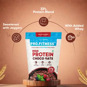10-(4 - Pro.Fitness High Protein Oats,  900 g  Chocolate 