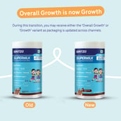 Supermilk Gritzo Growth for Boy/Girl 2-6 years, 400 g Double Chocolate