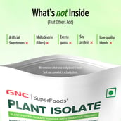 8 - GNC Plant Protein Isolate, 1 lb Mango