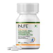 1 - INLIFE Calcium Zinc Magnesium Vitamin D+K2, 60 tablet(s) Unflavoured