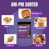 9 - FitFeast Peanut Butter, 380 g Belgian Chocolate