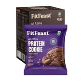 16 - FitFeast Protein Cookie,  40 g  Chocolate Chips (Pack of 6) 