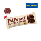1 - FitFeast Protein Dessert Bar, 6 bar(s) Mocha Boost