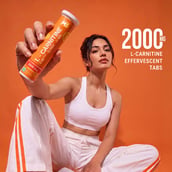 4 - MuscleBlaze L-Carnitine - 2000mg Effervescent,  20 tablet(s)  Tangy Orange