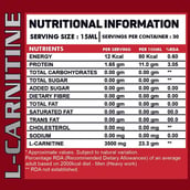 3 - Ripped Up Nutrition Liquid L-Carnitine 3500mg,  450 ml  Kiwi Strawberry 