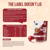 6 - MuscleBlaze High Protein Oats, 1 kg Apple Cinnamon
