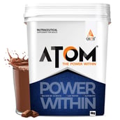1 - AS-IT-IS Nutrition ATOM PWR Mass Gainer,  8.8 lb  Double Rich Chocolate 