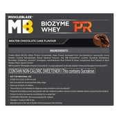 3 - MuscleBlaze Biozyme Whey PR,  4.4 lb  Molten Chocolate Cake