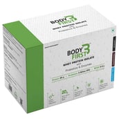 1 - BodyFirst Whey Protein Isolate with Probiotics and Enzymes,  32 sachets/pack  Chocolate 
