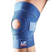 1 - LP Support Knee Support Open Patella (758), Blue Free Size