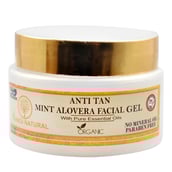 1 - Khadi Natural Anti Tan Mint Aloevera Facial Gel,  50 g  for All Skin Types 