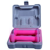 B Fit USA Neoprene Dumbbell (6031),  Pink (Set of 2)  0.5 kg 