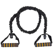 B Fit USA Premium Resistance Band with Nylon Cover and Bag,  Black Level 3  Free Size 