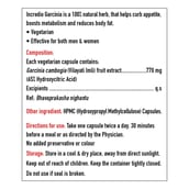 Supplement - Incredio Garcinia with 65% HCA,  60 capsules 