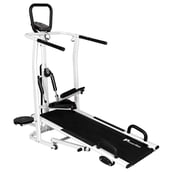 Power Max 4 in 1 Multifunction Manual Treadmill (MFT 410)