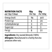 Supplement - The Butternut Co. Unsweetened Almond Butter,  Creamy  0.2 kg 