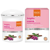 1 - VLCC Snigdha Skin Whitening Night Cream,  50 g  Comfrey & Niacinamide 