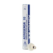 Yonex Aerosensa AS-10 Feather Shuttlecock Set, White