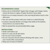 5 - HealthKart Apple Cider Vinegar with Mother,  0.5 L  Ginger, Garlic, Lemon & Honey 