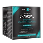 Front1 - HealthKart Activated Charcoal Wash Off Face Mask,  200 g  for All Skin Types 