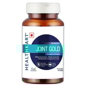 Front - HealthKart Joint Gold with 1500mg of Glucosamine & 1200mg of Chondroitin OP,  90 tablet(s) 
