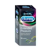 Durex Extended Pleasure Condom,  Unflavoured  10 Piece(s)/Pack 