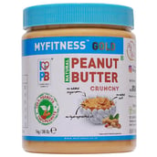 Myfitness Natural Peanut Butter, 1 kg Crunchy